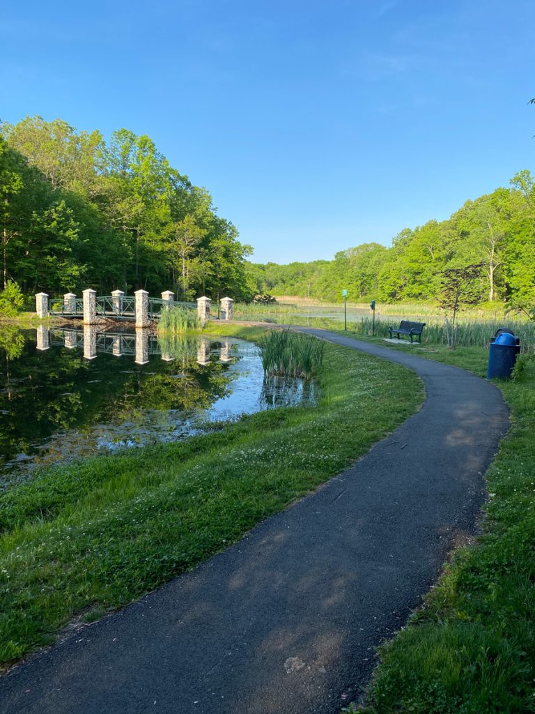Bridge at Muriel Hepner Park in Denville NJ - DenvilleGuide.com