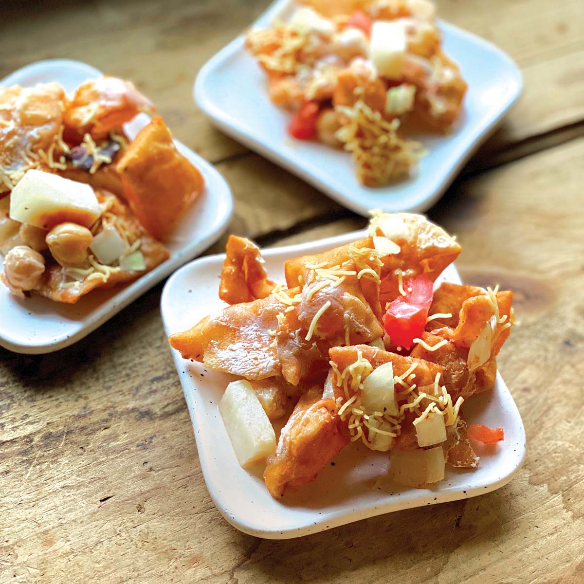 Aloo Papdi Chaat from Caffe India in Morristown, NJ - themorrisguide.com