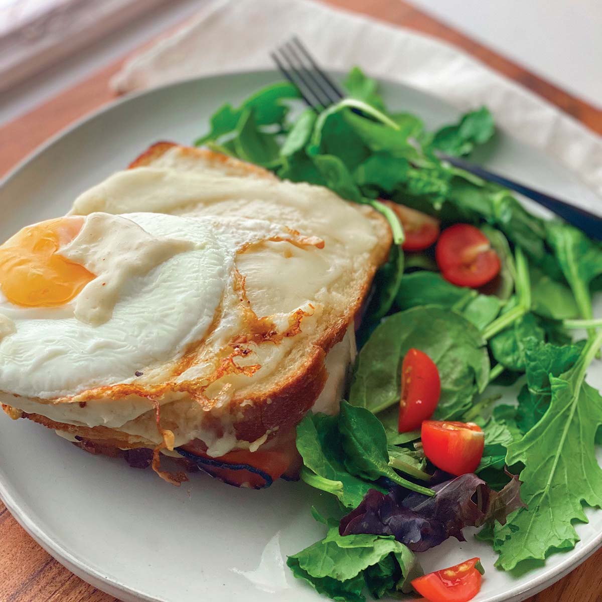 Croque Monsieur from Butter & Jam Cafe in Madison, NJ - madisonnjguide.com