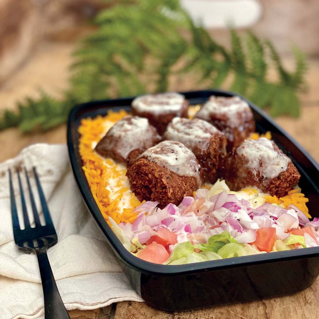 Falafel Platter from Halal Platter King in Parsippany, NJ - parsippanynjguide.com