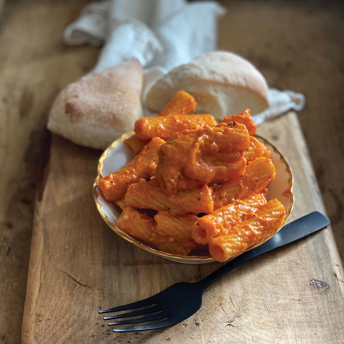 Rigatoni in Vodka sauce from RJ's Pizzeria in Rockaway, NJ - rockawayguide.com