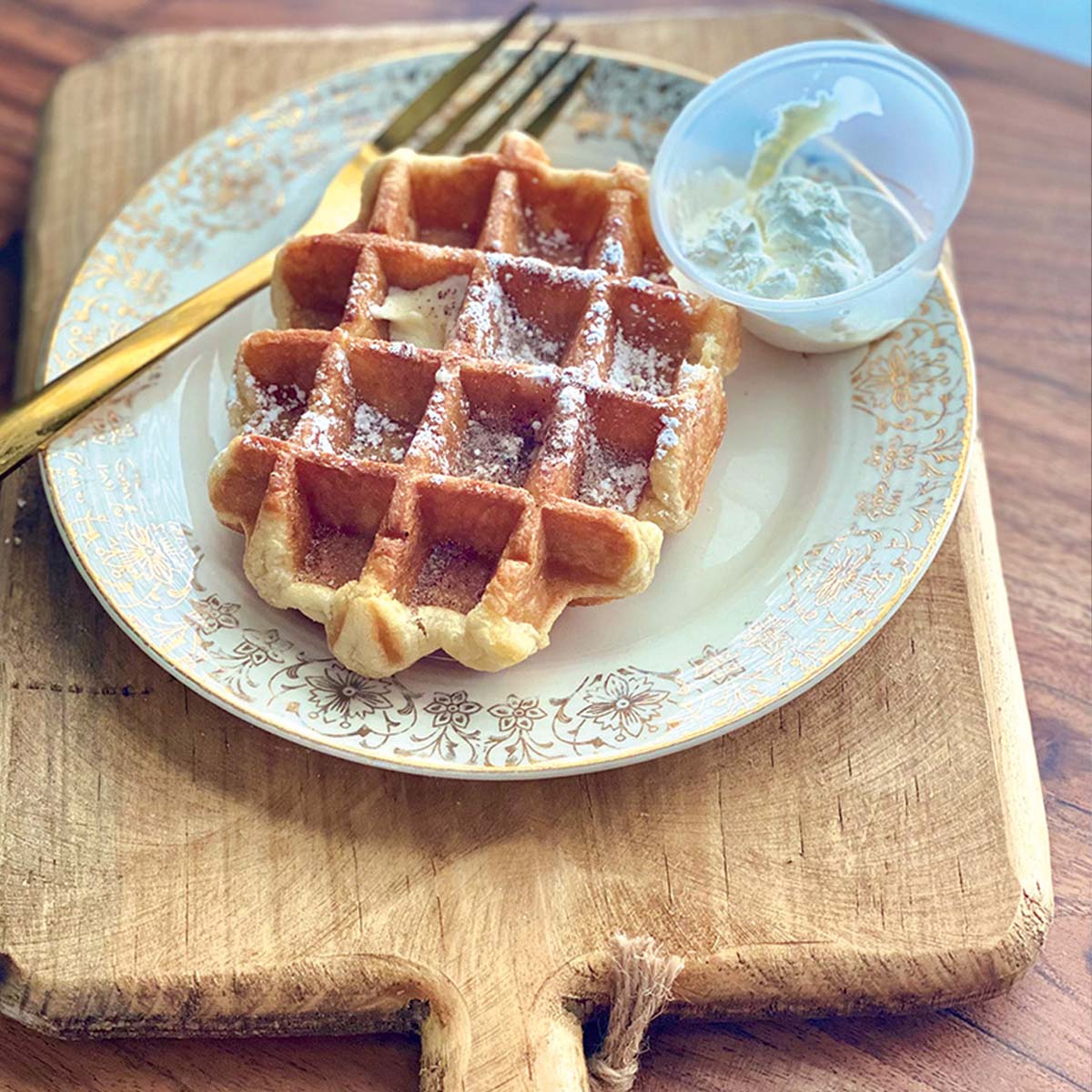 Waffle from Papa Al's in Rockaway, NJ - rockawayguide.com