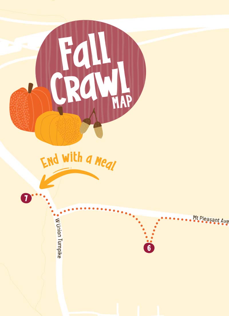 Rockaway Fall Crawl Map