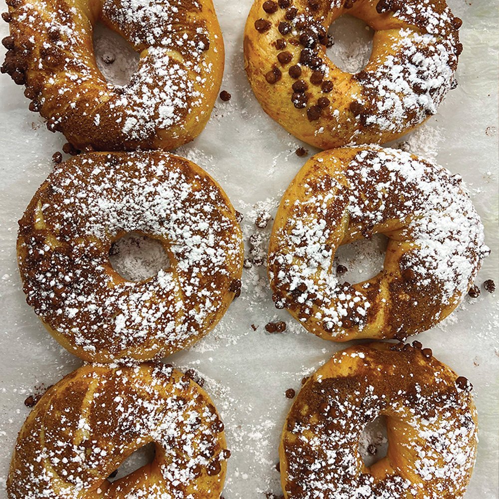French Toast Bagels from Bagel Nosh in Madison, NJ - madisonnjguide.com