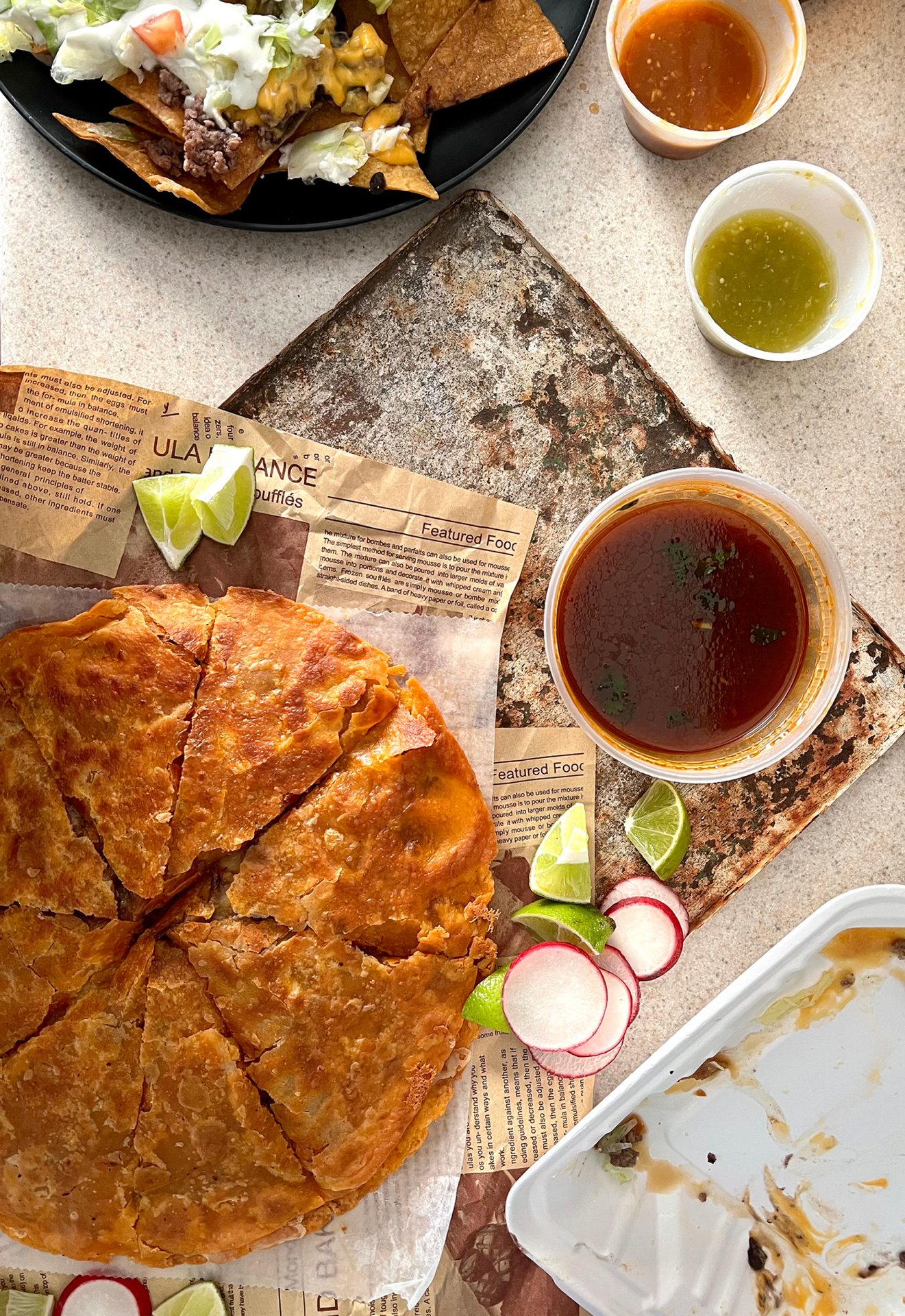 Birria Pizza from 3 Hermanos in Rockaway, NJ - rockawayguide.com