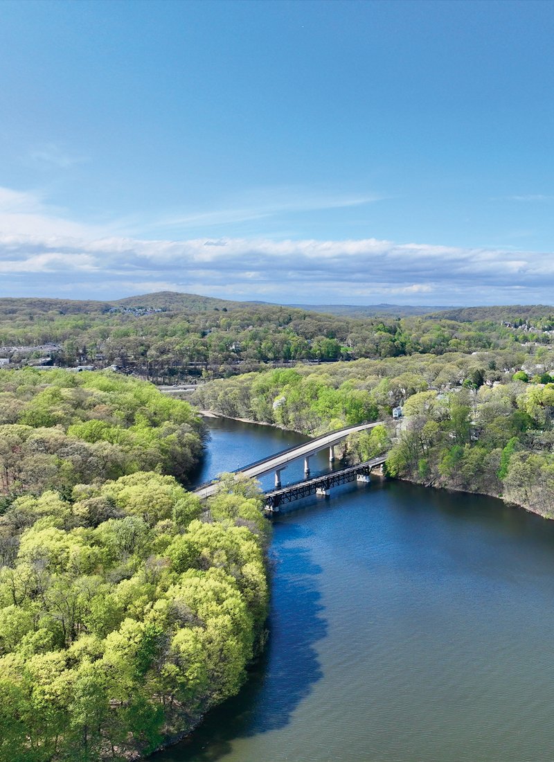 Bird's Eye View of Boonton Reservoir in Parsippany, NJ - parsippanynjguide.com