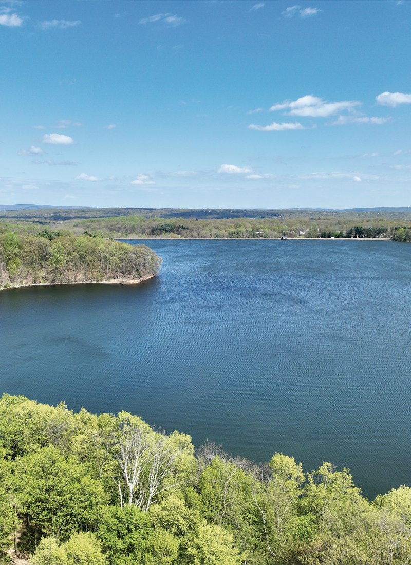 Bird’s Eye View of the Boonton Reservoir: Spring 2024